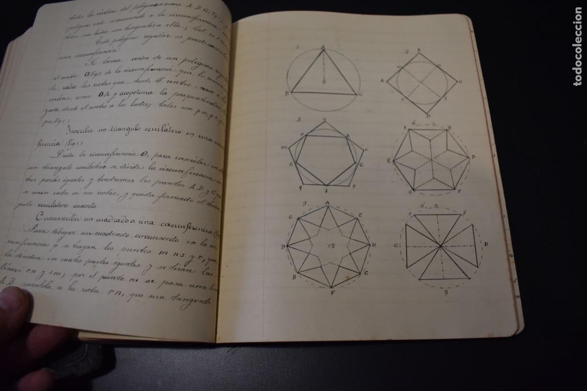 Manuscritos antiguos: Dos cuadernos escolares. - Foto 17