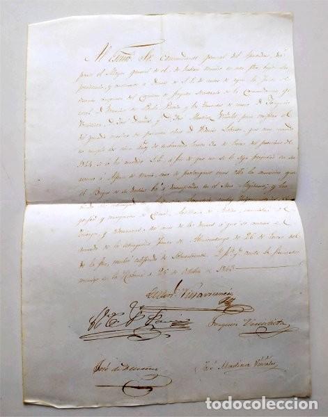 Manuscritos antigos: Carta al Comandante Gral. del Apostadero sobre examen para Alf&eacute;rez de Marina. La Habana (Cuba) 1843