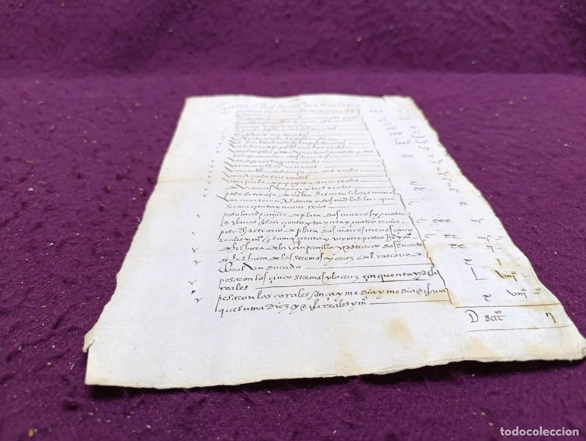 Manoscritti antichi: AD25, Antiguo Documento Manuscrito, 1665, Jaca, Huesca, documento contable o de inventario