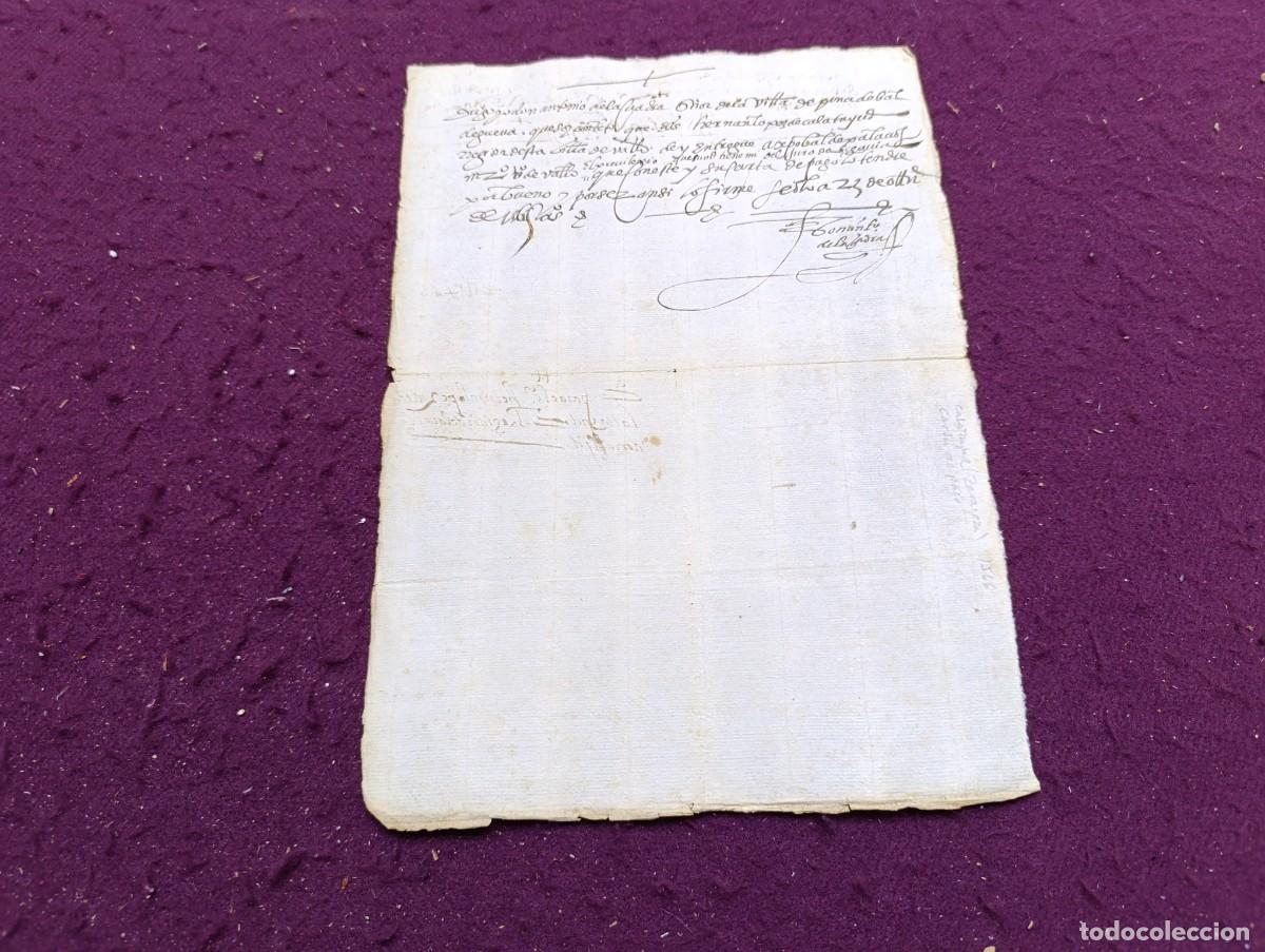 Manuscritos antiguos: AD26, Antiguo Documento Manuscrito, 1566, Calatayud, Zaragoza, con r&uacute;bricas