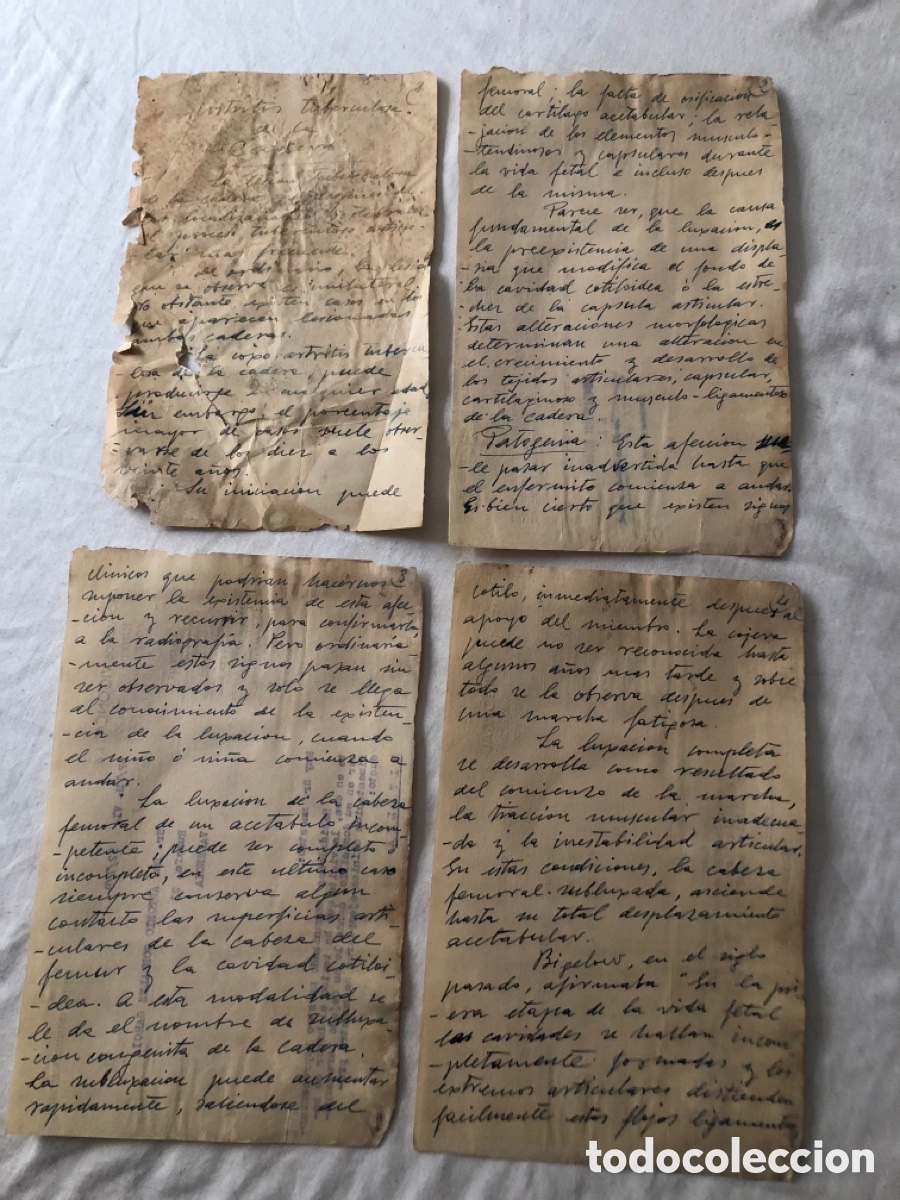 Alte Manuskripte: Manuscritos m&eacute;dicos antiguos+ publicidad pharmaceuticos vintage