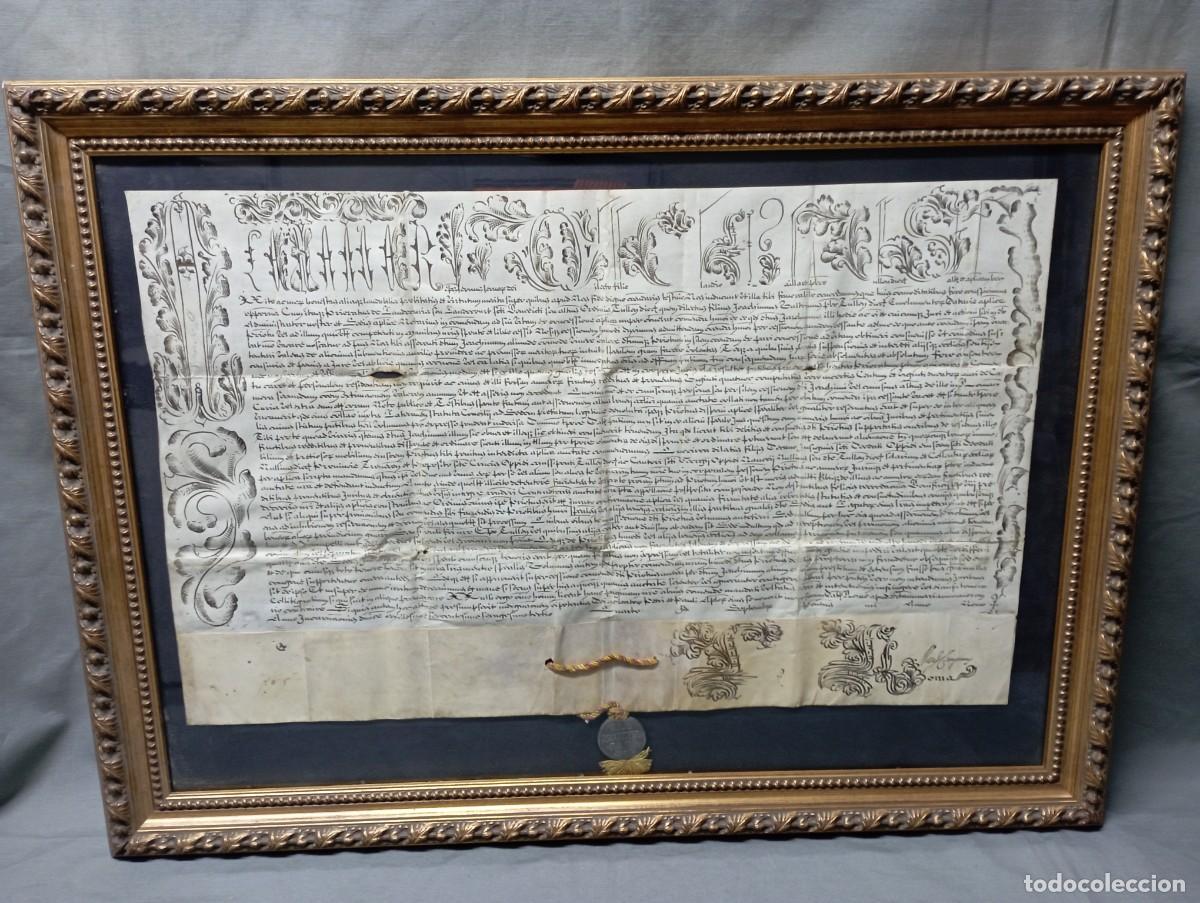 Manuscritos antigos: Bula del Papa Alejandro VII. Siglo XVIII.