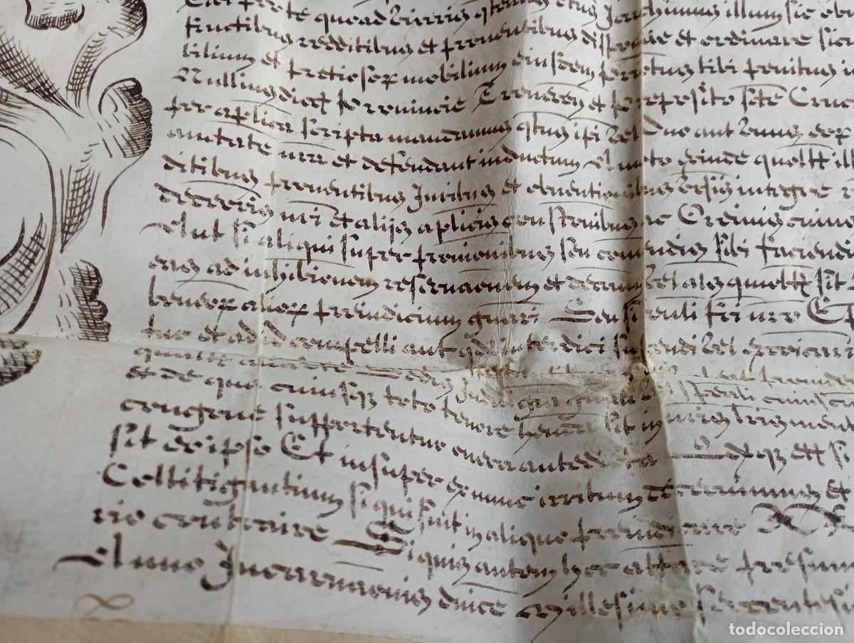 Manuscritos antiguos: Bula del Papa Alejandro VII. Siglo XVIII. - Foto 10