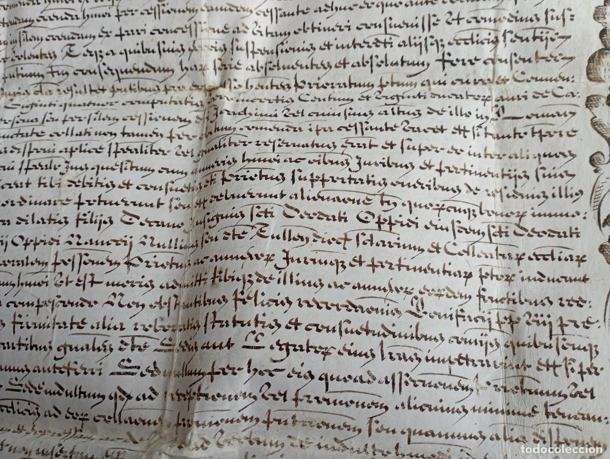 Manuscritos antiguos: Bula del Papa Alejandro VII. Siglo XVIII. - Foto 11