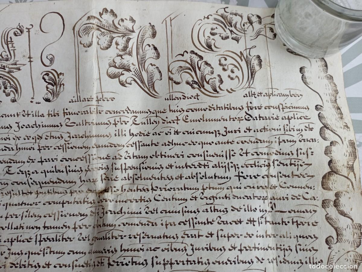 Manuscritos antiguos: Bula del Papa Alejandro VII. Siglo XVIII. - Foto 15