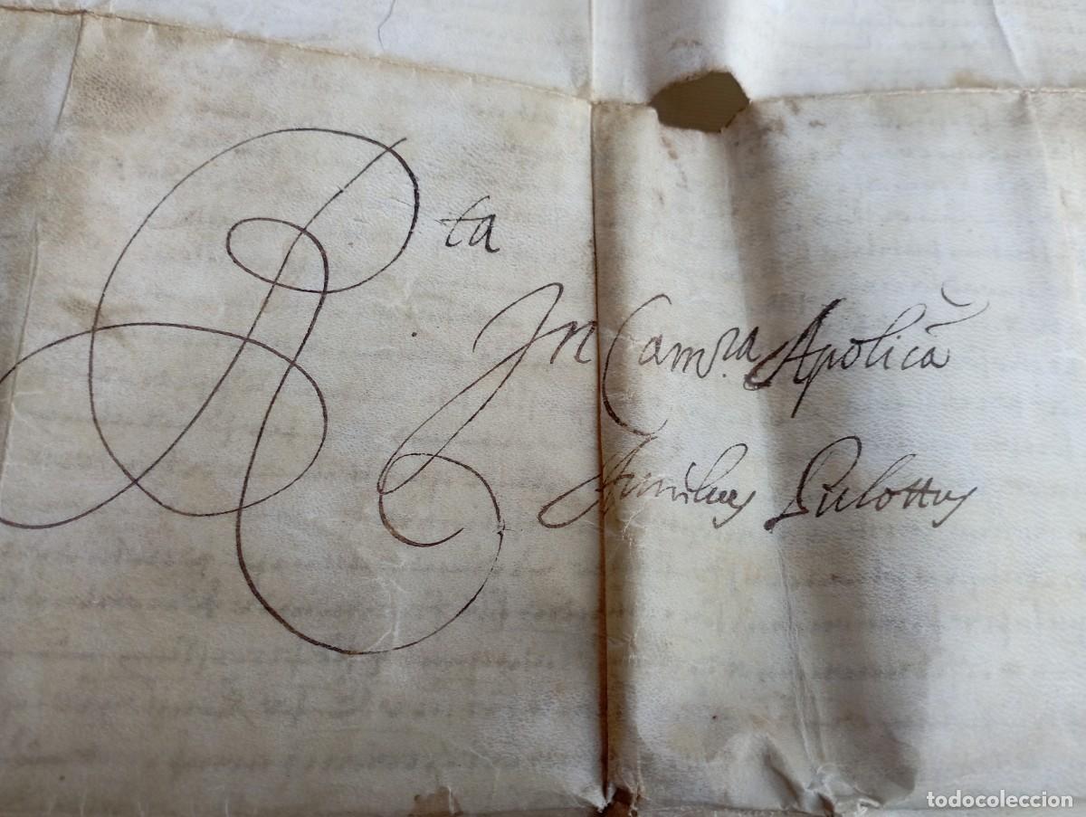 Manuscritos antiguos: Bula del Papa Alejandro VII. Siglo XVIII. - Foto 19