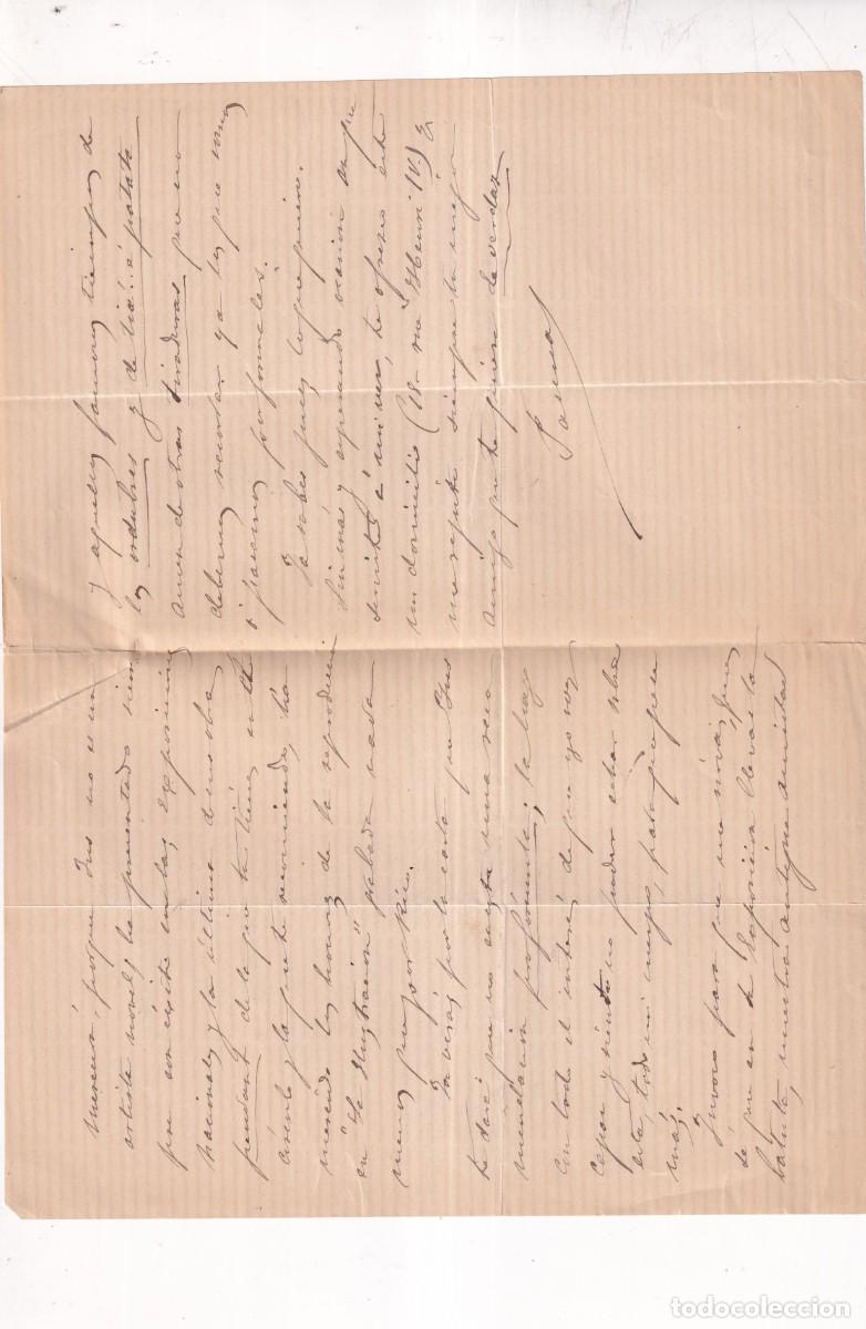 Manuscritos antigos: DOCUMENTO FIRMADO POR NOVELISTA, DRAMATURGO, CR&Iacute;TICO MUSICAL Y TAUR&Oacute;MACO PASCUAL MILL&Aacute;N SIG&Uuml;ENZA