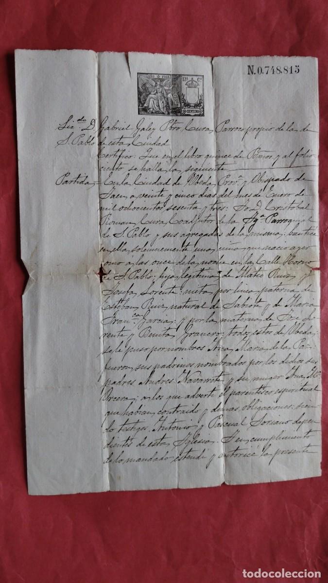 Manuscritos antiguos: GABRIEL GALEY.-PRESBITERO.-CURA.-CRISTOBAL ROMAN.-CURA.-PARROQUIAL DE SAN PABLO.-UBEDA.-A&Ntilde;O 1903.