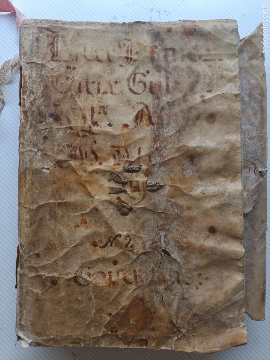 Manuscritos antiguos: Valencia. Importante mamotreto de 1720 Pascual Darder y Roca. Dietario. Libro de memoria