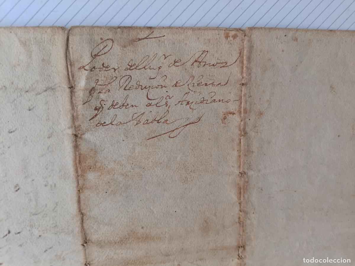 Manuscritos antiguos: Azoz, Navarra, 1720. Documento - Foto 3