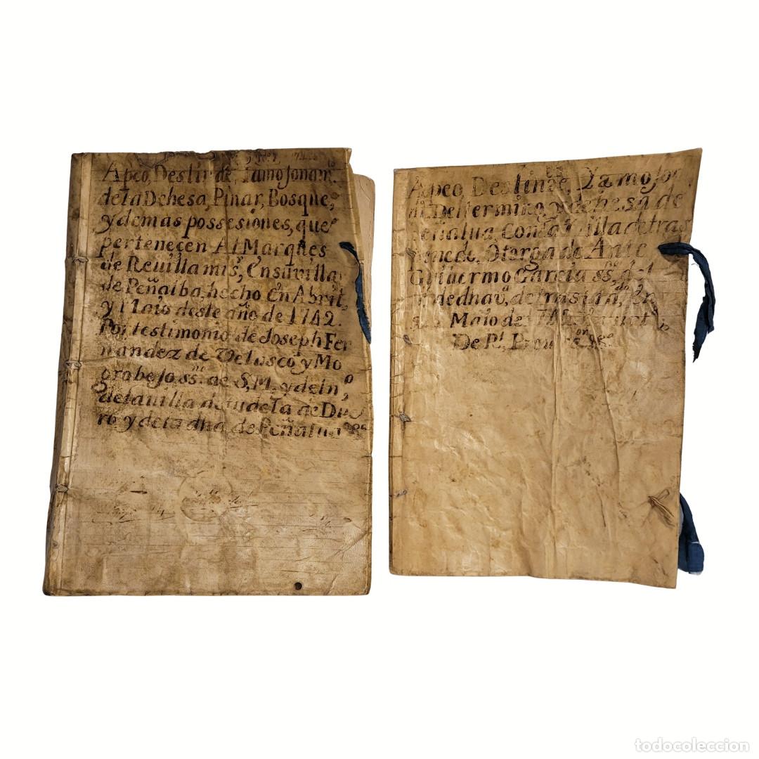 Manuscritos antiguos: (2) Legajos, venta de tierras y lindes de Sard&oacute;n de Duero y comarca, s. XVIII &ndash; Espa&ntilde;a
