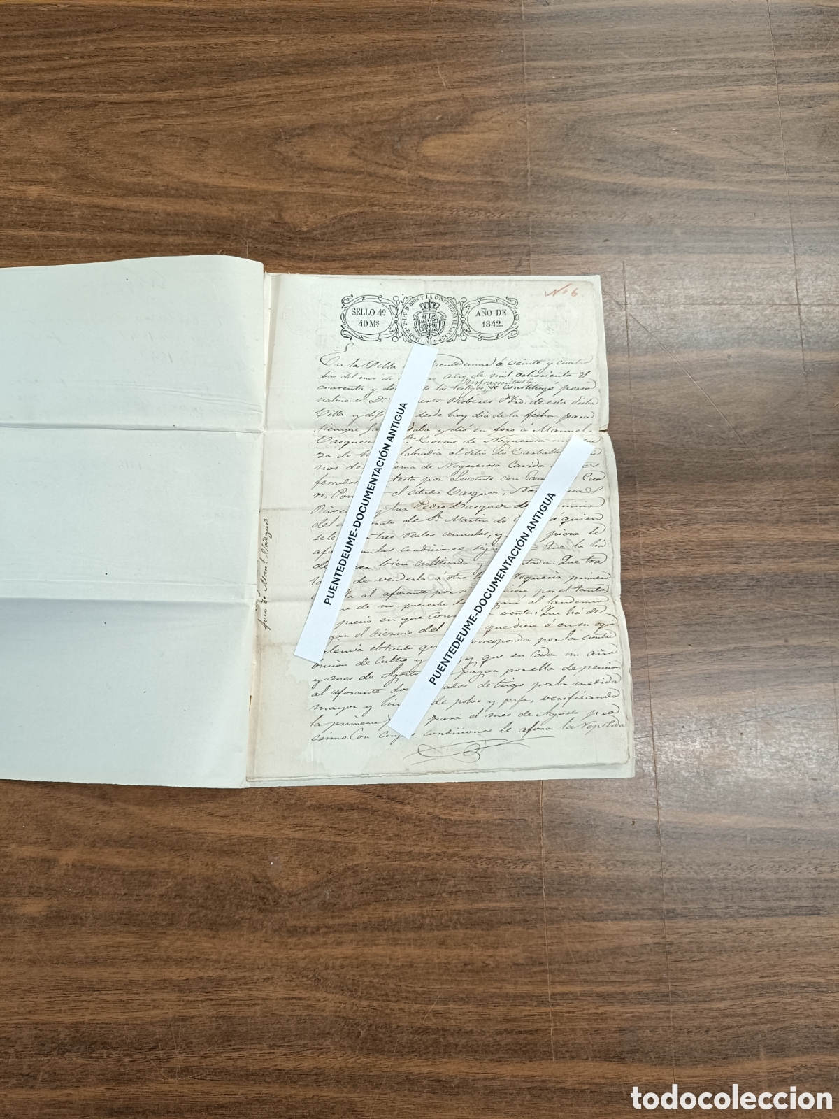 Manuscritos antiguos: Pontedeume Puentedeume 1840 escritura manuscritos compraventa y foro