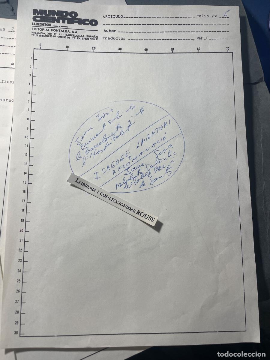 Manuscritos antiguos: JAUME JOSA - JAUME SISA - ISAGOGE LAUDAT&Ograve;RIA , CIENCAS PACIENCIAS DEL CALAIX D'UN SABI PER FRA NOI ,
