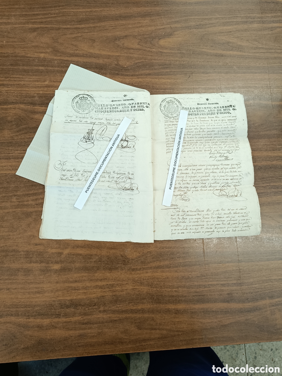 Manuscritos antiguos: Pontedeume Puentedeume 1818 Boebre venta de casa - Foto 3