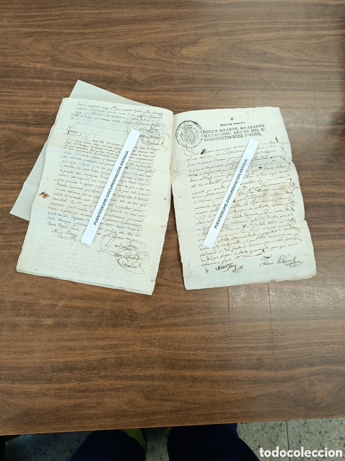 Manuscritos antiguos: Pontedeume Puentedeume 1818 Boebre venta de casa - Foto 4