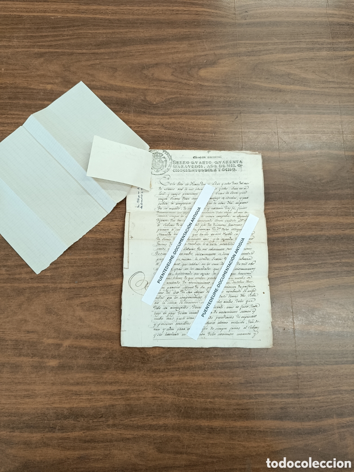 Manuscritos antiguos: Pontedeume Puentedeume 1818 Boebre venta de casa