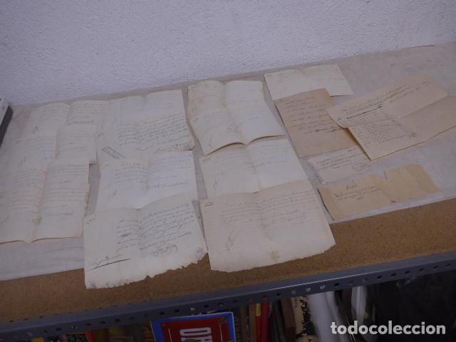 Manuscritos antiguos: Lote 14 antiguos recibos de vigilancia de fincas, martorell 1885 + 2 docs explicativos
