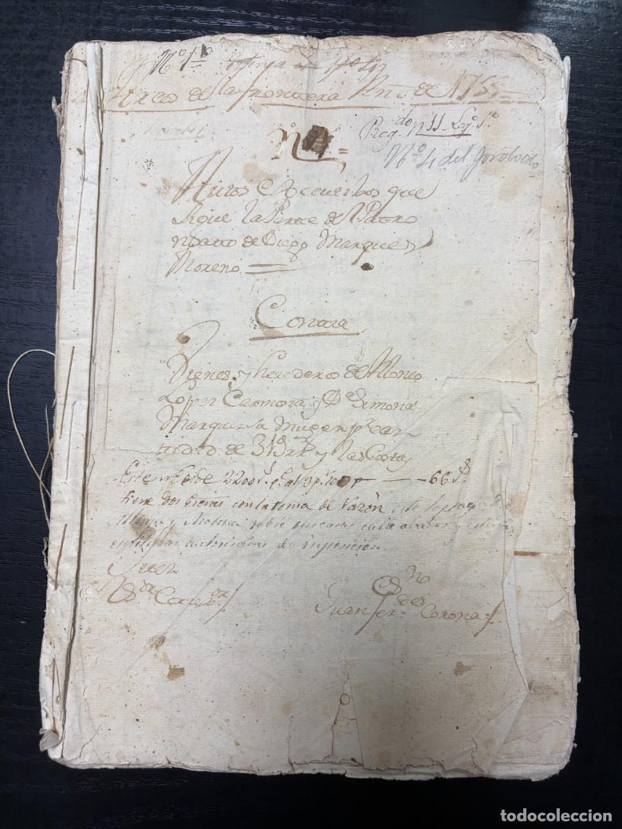 Manuscritos antiguos: ARCOS DE LA FRONTERA, 1655. AUTOS EJECUTIVOS MANUSCRITOS. 43 SELLOS FISCALES. LEER