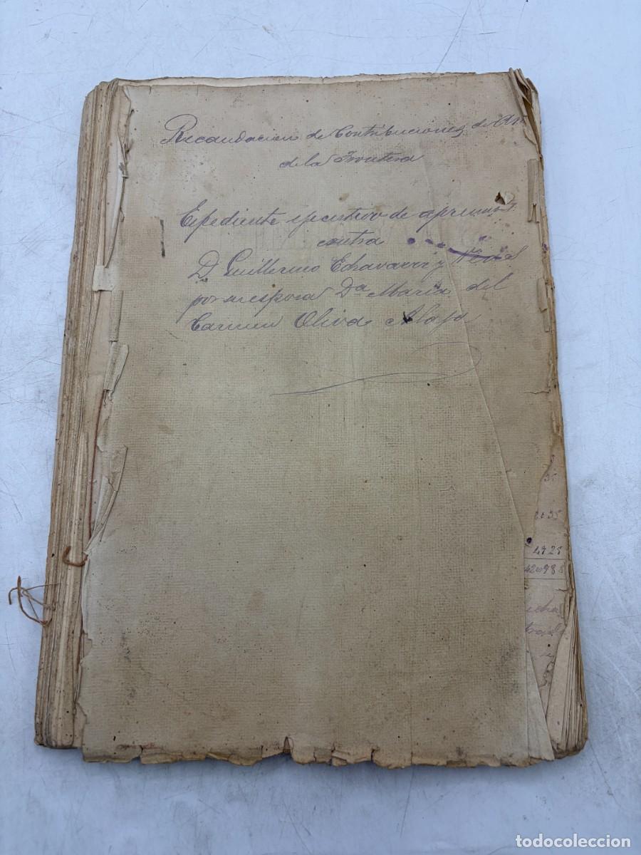 Manuscritos antiguos: RECAUDACION DE CONTRIBUCIONES DE ARCOS DE LA FRONTERA, 1881. LEER Y VER FOTOS