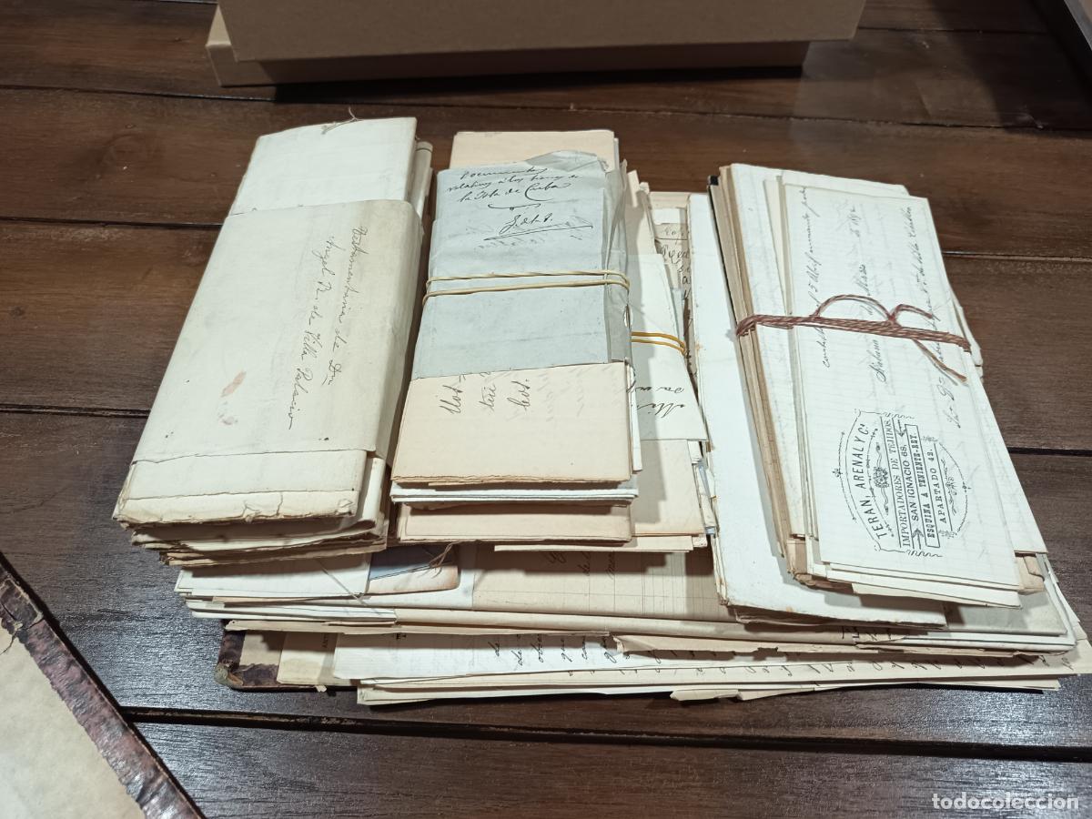 Manuscritos antiguos: SIGLO XIX -MANUSCRITOS, COMERCIO, LA HABANA, SANTANDER. Lino de Villa Ceballos