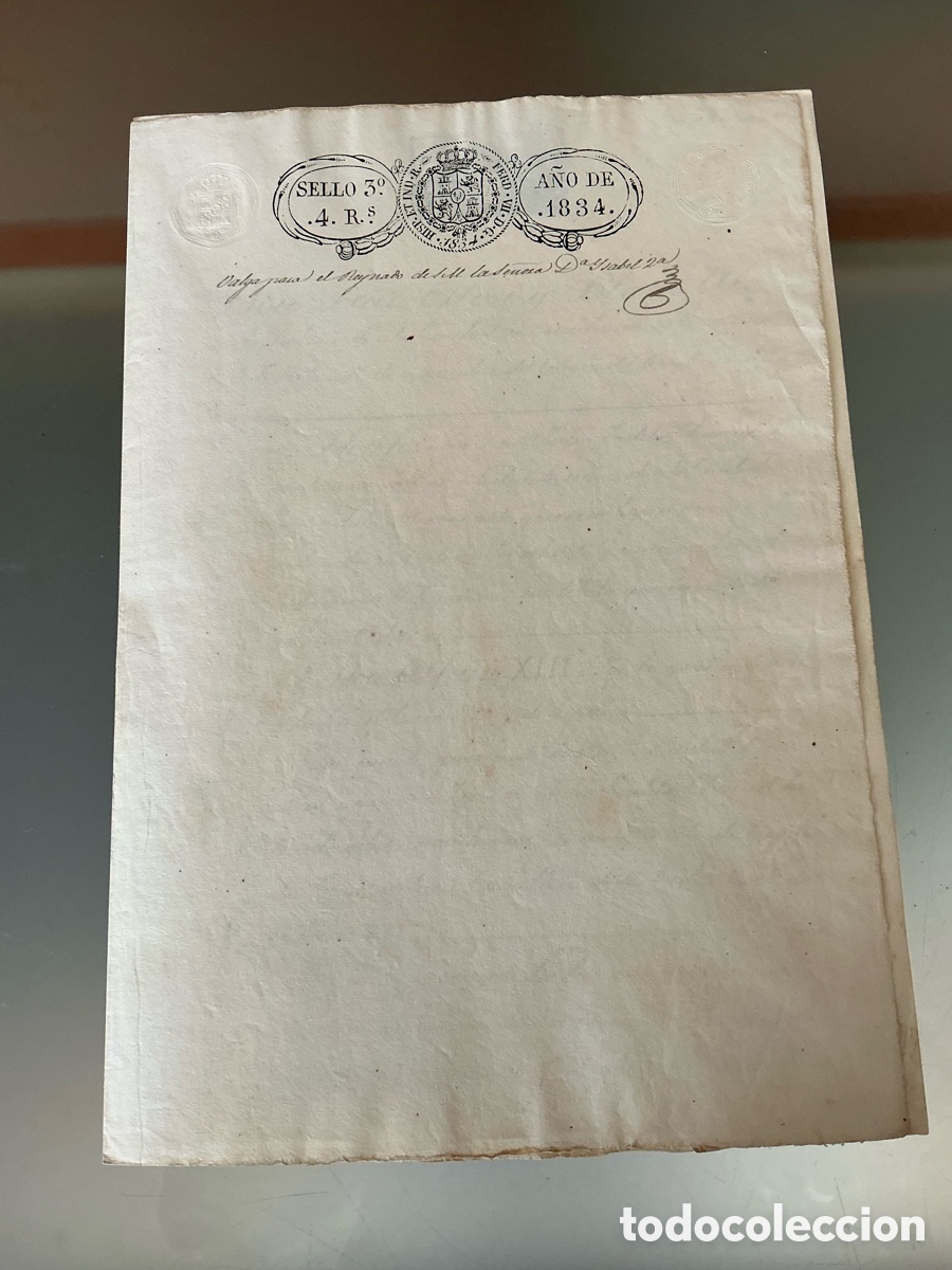 Manuscritos antiguos: GRAN LOTE DOCUMENTOS ANTIGUOS ORIGINALES 1834-1840-1900 PAPEL SELLADO ISABEL II NOTARIALES