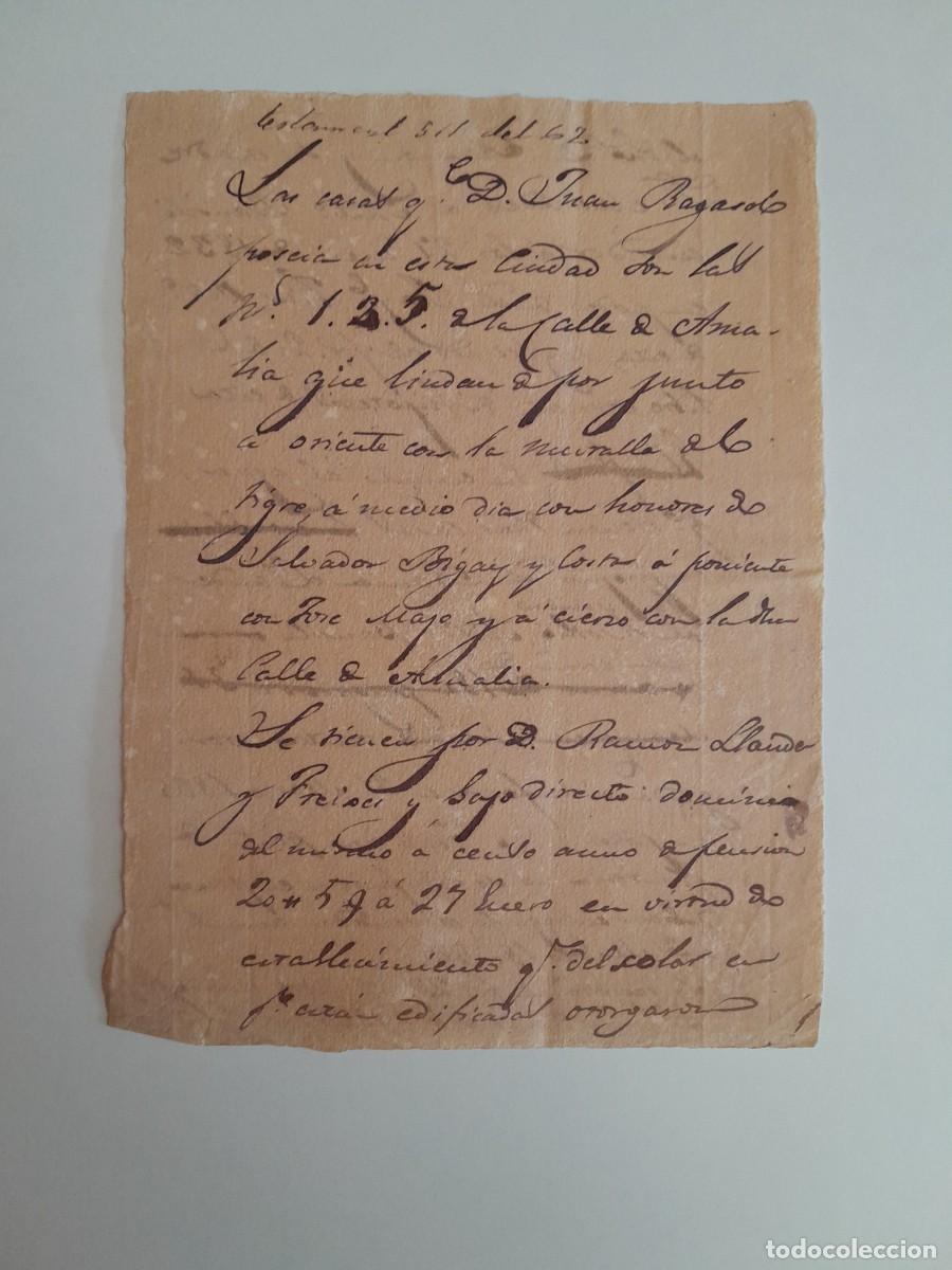 Manuscritos antiguos: TESTAMENTO DE JUAN REGAVOL (MATAR&Oacute;, 7 ABRIL 1835)