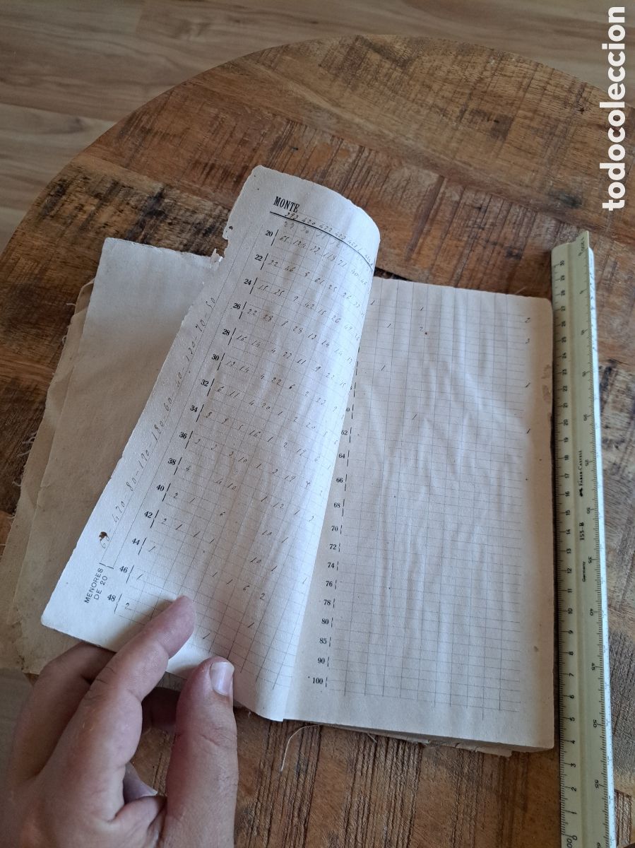 Manuscritos antiguos: Jml Libreto forestal Rodal Sierra Larga no 5 Madariaga, Almeria, 1908