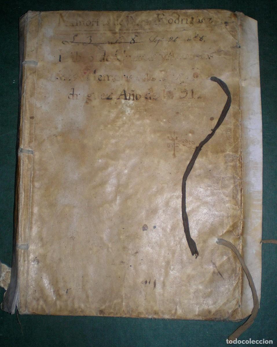 Manuscritos antigos: Memorias de Diego Rodr&iacute;guez (Proveedor de la Nieve de S.M.) / Pedro de Lezo. Cuentas y Acuerdos.