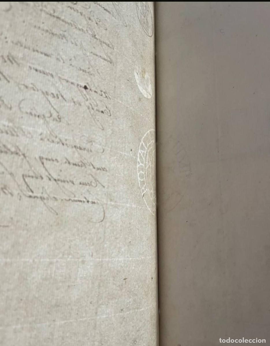 Manuscritos antiguos: Manuscrito Notarial Franc&eacute;s de 1835 - Foto 2