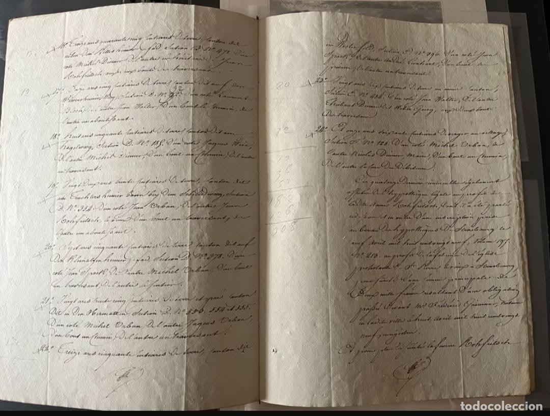 Manuscritos antiguos: Manuscrito Notarial Franc&eacute;s de 1835 - Foto 5
