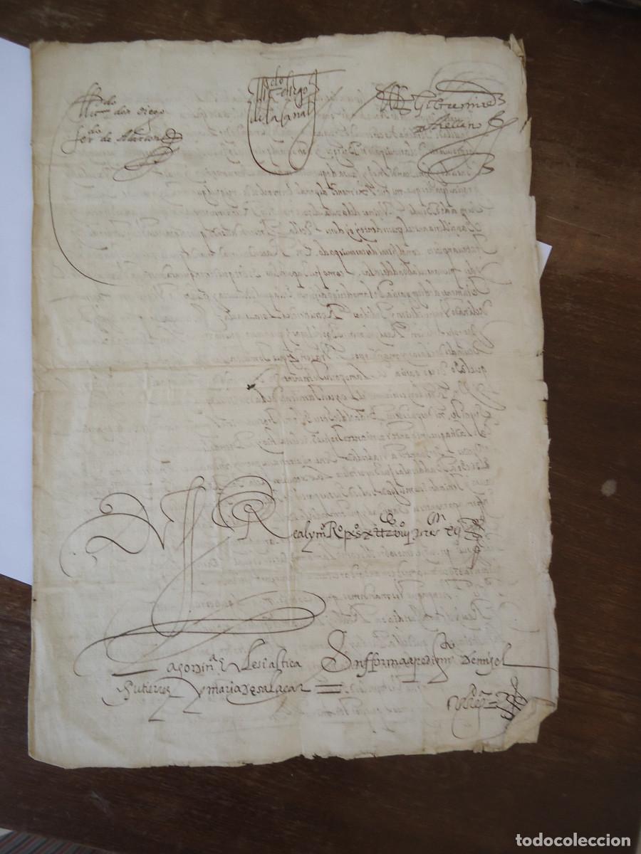 Alte Manuskripte: Provisi&oacute;n ordinaria ... Valladolid 1592. Poza de la Sal, Burgos. Diego de la Canal.