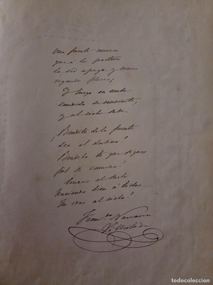Manuscritos antiguos: Manuscrito F. Navarro Villoslada .Viana-Navarra