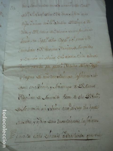 Manuscritos antiguos: CARMONA SEVILLA TESTAMENTO 1774 20 PAGS - Foto 3
