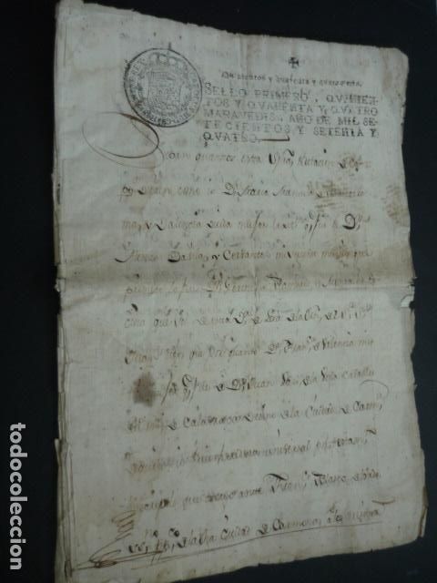 Manuscritos antiguos: CARMONA SEVILLA TESTAMENTO 1774 20 PAGS - Foto 1