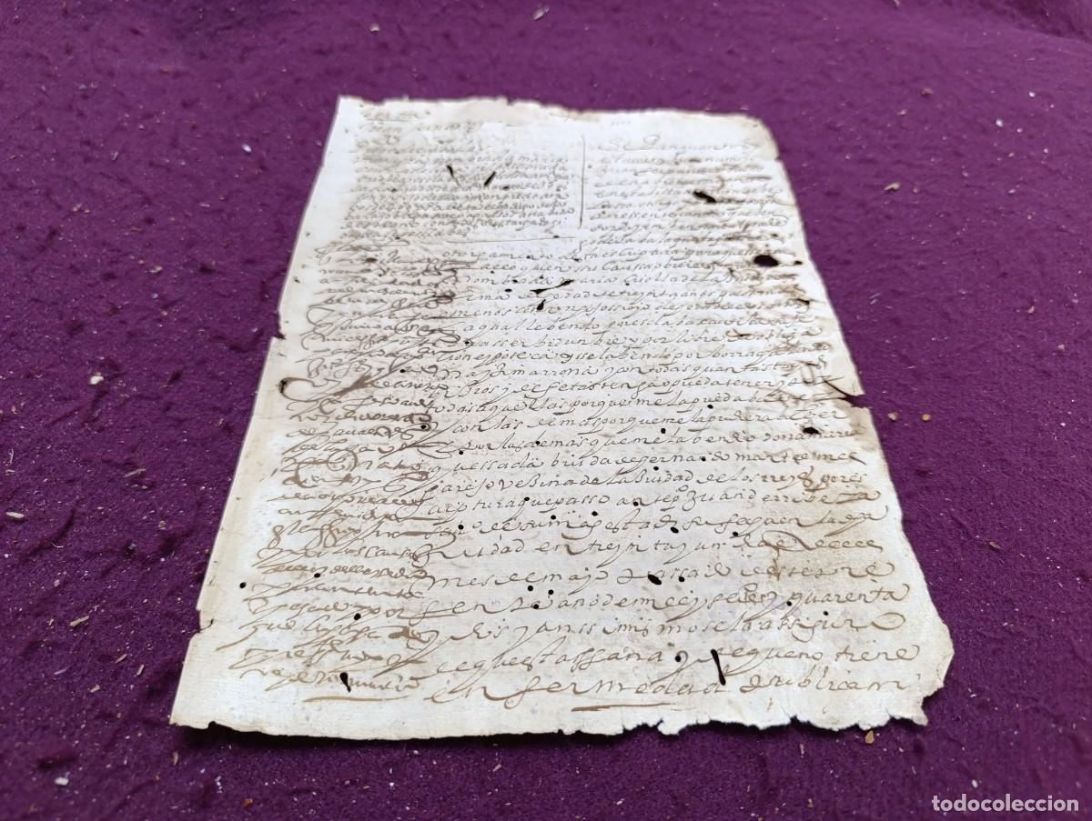 Manoscritti antichi: 1641, Antiguo Documento Manuscrito, Toro, Zamora, reconocimiento de deuda