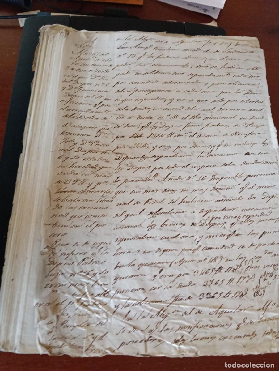 Manuscritos antiguos: MARQUES DE SERDA&Ntilde;OLA, MARQUES DE AGUILAR, BARONIA DE PREXENS, FAMILIA DESPAS. CONJUNTO DOCUMENTOS