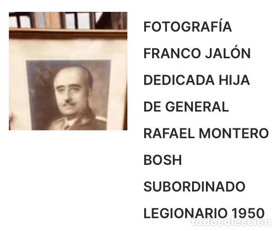 Manuscritos antiguos: Firma autografo franco fotografia 1950 jalon