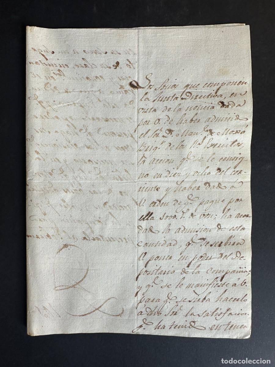 Manuscritos antiguos: a&ntilde;o 1831 - LA COMPA&Ntilde;IA DE MINERIA DE MURCIA SOBRE EL PAGO DE 1000 REALES POR UNA ACCION