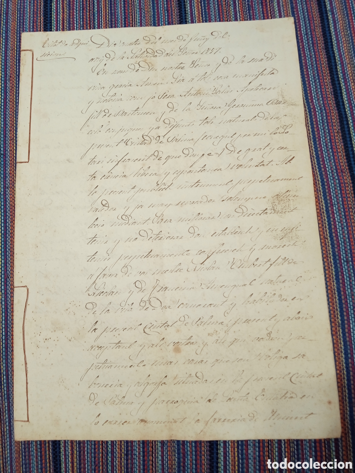 Manuscritos antiguos: Mallorca Varios documentos juntos 13 hojas 1779,1793,1786,1859,1860
