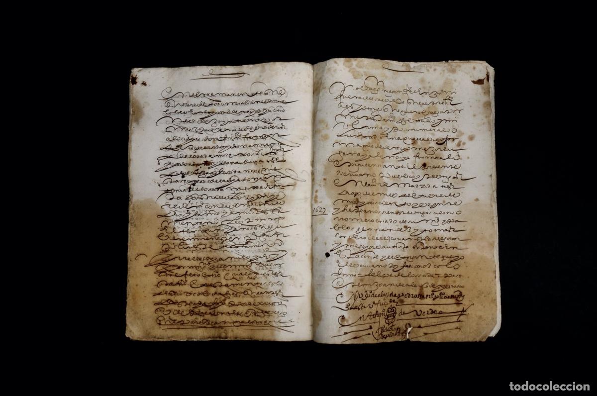 Manuscritos antiguos: TESTAMENTO DE PHELIPE DE LOSADA. MADRID 1627 - Foto 6