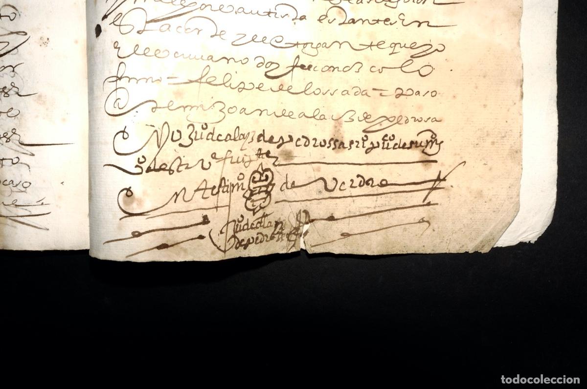 Manuscritos antiguos: TESTAMENTO DE PHELIPE DE LOSADA. MADRID 1627 - Foto 7