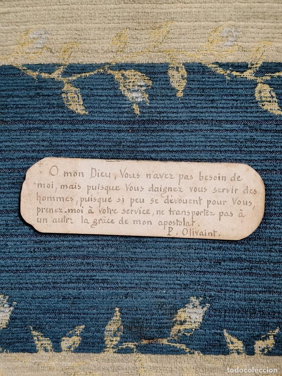 Manuscritos antiguos: Oraci&oacute;n manuscrita en franc&eacute;s