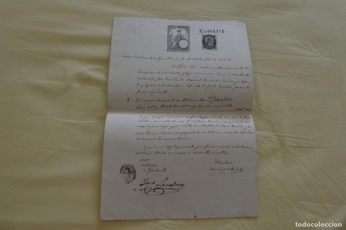 Manuscritos antiguos: Documentos manuscritos siglo XIX - Foto 3