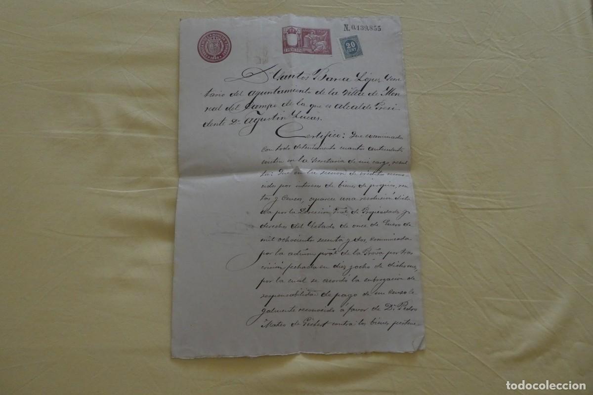 Manuscritos antiguos: Documentos manuscritos siglo XIX - Foto 6