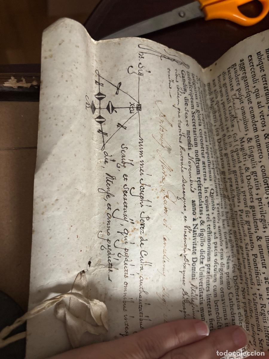 Manuscritos antiguos: Lote de diez documentos en pergamino sobre Menorca - Foto 3