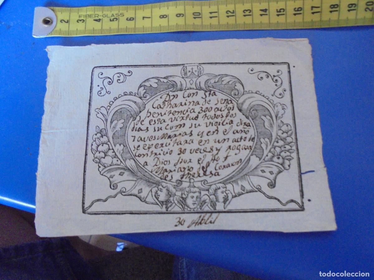 Manuscritos antiguos: antiguo documento penitencia manuscrito arxiu amades - Foto 2