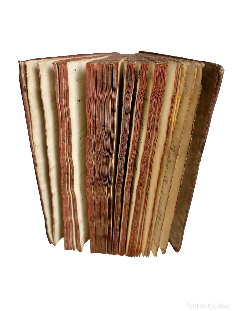 Manuscritos antiguos: Libro manuscrito, hacia 1800, terminologia jur&iacute;dica.