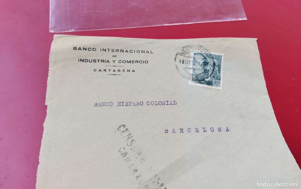 Manuscritos antiguos: GUERRA CIVIL FRONTAL CIRCULADO DE CARTAGENA A BARCELONA CON CENSURA MILITAR VER DESCRIPCION
