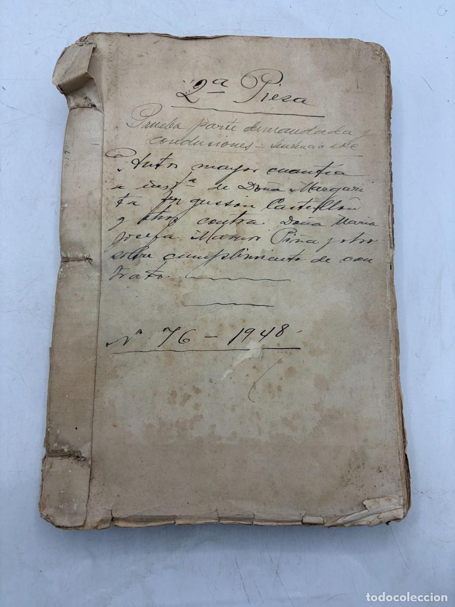 Manuscritos antiguos: EXPEDIENTE JUDICIAL JEREZ 1948-1951 FERGUSON MARURI FINCA EL SOCOR. VER FOTOS. LEER