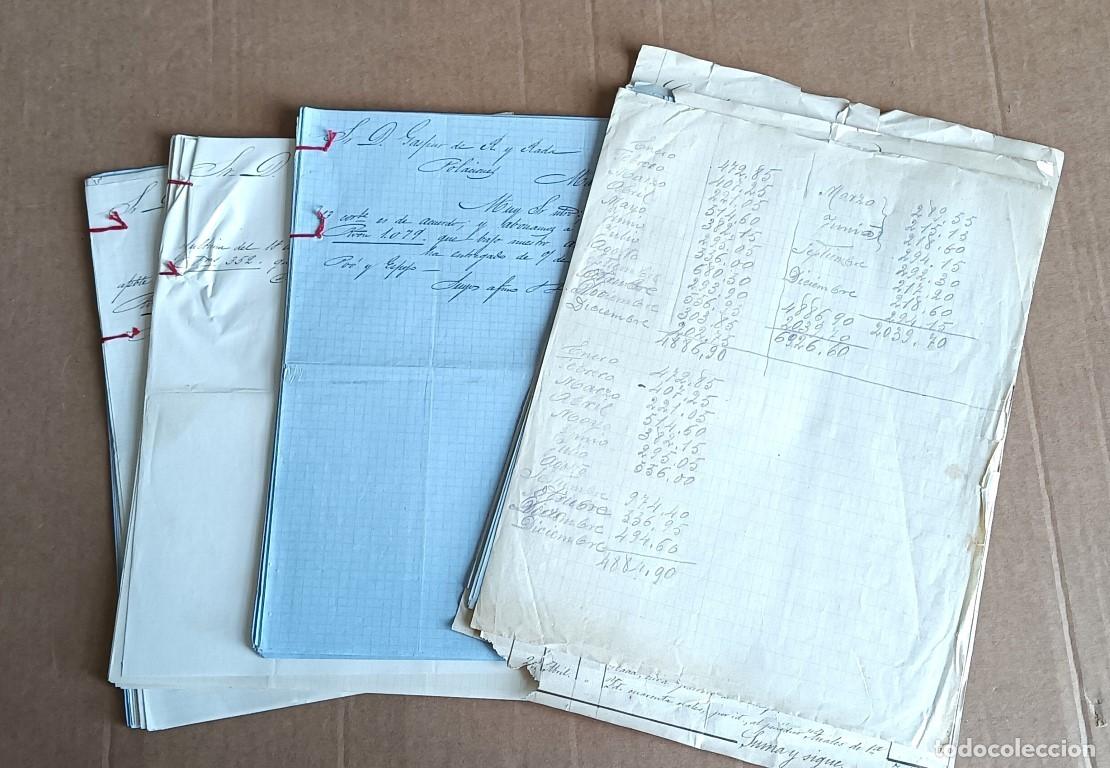 Manuscritos antiguos: Documentaci&oacute;n manuscrita Vicente Antonio de Roda (1866) Gaspar de R. y Rada (1876 y 1877) Firma Miq
